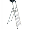 KRAUSE Secury 126535 5 lépcsőfokos alumínium állólétra (126535)