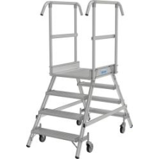 KRAUSE Stabilo két oldalon járható gurítható dobogó, 2x4 (821089) létra és állvány