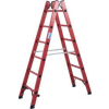KRAUSE Stabilo műanyag létrafokos két oldalon járható létra, 2x6 (819727)