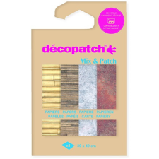 Kreatív decoupage papír Clairefontaine Décopatch 4 mintával ref. DP040C decoupage papír