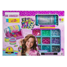  Kreatív gyöngyös karkötő készlet, 9 szín, 8 minta kreatív és készségfejlesztő