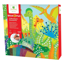 Kreatív készlet, Sycomore Stick n Fun Mosaic, dinoszauruszok kreatív és készségfejlesztő