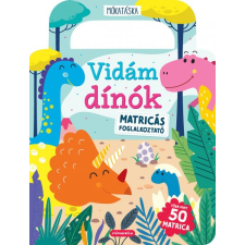 Kreatív Kiadó Vidám dínók - Matricás foglalkoztató - Több mint 50 matrica gyermek- és ifjúsági könyv