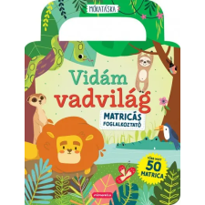 Kreatív Kiadó Vidám vadvilág - Matricás foglalkoztató - Több mint 50 matrica gyermek- és ifjúsági könyv