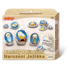  Kreatív kő történetek - Jézus születése matricás készlet kreatív és készségfejlesztő