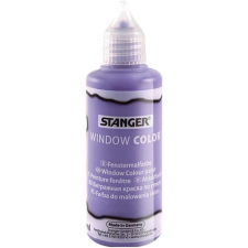 Kreatív üvegmatrica festék Stanger 80 ml lila kreatív és készségfejlesztő
