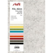 Kreativpartner 1mm-es puha filc lap 40x30cm - 10 szín csomag filc