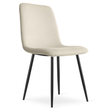  Krém étkezőszék RIFT fekete lábakkal bútor