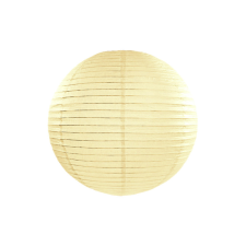 Krém színű papír lampion 20cm party kellék