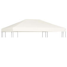 Krémfehér pavilon tetőponyva 310 g/m², 4 x 3 m kerti bútor