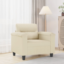  krémszínű műbőr kanapéfotel 60 cm bútor