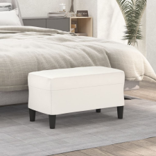  Krémszínű műbőr pad 70 x 35 x 41 cm bútor