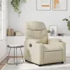  krémszínű műbőr relaxfotel
