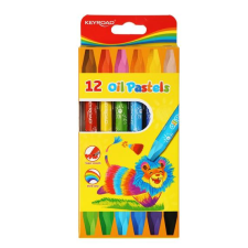  Kréta olajpasztell, 74 x 10 mm, 12 db/doboz, Keyroad pasztellkréta