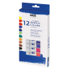 Kreul El Greco akrilfesték készlet, 12x12 ml