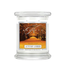 Kringle Candle Autumn Amber illatú gyertya közepes 2 kanócos (411 g), gyertya