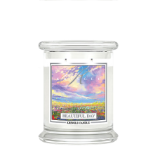 Kringle Candle Beautiful Day illatosított gyertya közepes, 2 kanócos (411 g), gyertya