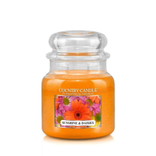 Kringle Candle Country Candle Sunshine & Daisies illatgyertya közepes, 2 kanócos (453 g), gyertya