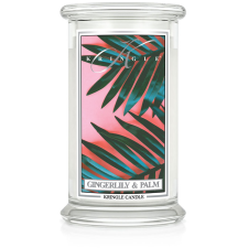Kringle Candle Gingerlily & Palm nagyméretű 2 kanócos illatgyertya (624 g), gyertya