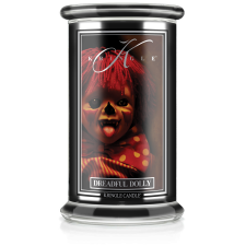 Kringle Candle Halloween Dreadful Dolly nagy 2 kanócos illatgyertya (624 g), gyertya