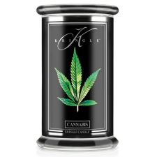 Kringle Candle Reserve Cannabis illatgyertya nagy, 2 kanócos (624 g), gyertya
