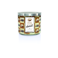 Kringle Candle Salted Oreo Donut 3 kanócos illatgyertya 411g, gyertya