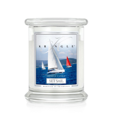 Kringle Candle Set Sail illatosított gyertya közepes 2 kanócos (411 g), gyertya