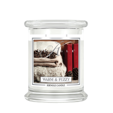 Kringle Candle Warm & Fuzzy illatgyertya közepes 2 kanócos (411 g), gyertya
