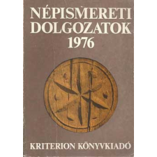 Kriterion Kiadó Népismereti dolgozatok 1976 - Dr. Kós Károly antikvárium - használt könyv