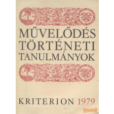 Kriterion Művelődéstörténeti tanulmányok 1979 antikvárium - használt könyv