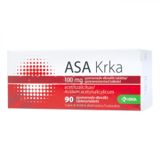 Krka ASA Krka 100 mg gyomornedv-ellenálló tabletta 90 db vitamin és táplálékkiegészítő