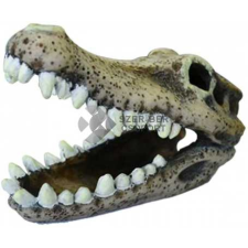 Krokodil koponyát formázó akvárium dekoráció (110 mm) hüllőfelszerelés