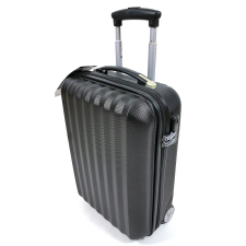 Krokomander kétkerekű, fekete kabinbőrönd KR1002 kézitáska és bőrönd
