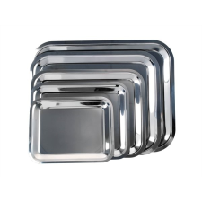  Krómozott fémtálca, 30x24 cm konyhai eszköz