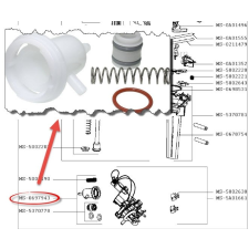  Krups szelep készlet vízhez az elosztóegységhez kisháztartási gépek kiegészítői