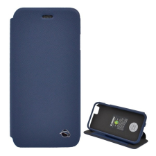KRUSELL FlipCase MALMÖ, Apple iPhone 6S 4.7 műanyag telefonvédő (oldalra nyíló bőr hatású Flip, bankkáryta tartó) kék tok és táska