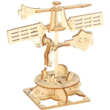 Kruzzel KX3588 Puzzle dřevěná skládačka 3D Sluneční hodiny puzzle, kirakós