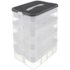 Kruzzel Tárolódoboz építőjátékhoz, 29 l, 4 szintes (5900779956230)