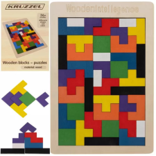 Kruzzel Układanka drewniana- puzzle/ tetris Kruzzel 22667 puzzle, kirakós