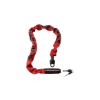KRYPTONITE Keeper Mini 785 integrált láncos lakat, 7 mm x 85 cm, piros