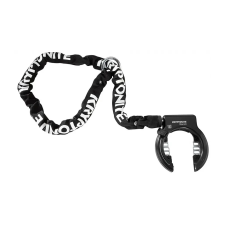 KRYPTONITE Ring Lock váz lakat, 5,5mm x 120cm lánccal, fekete kerékpár lakat