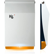Ksenia imago wls kültéri hang- és fényjelző fehér/narancs biztonságtechnikai eszköz