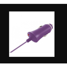 KSIX Micro-USB Autós töltő - Lila (5V / 1A) mobiltelefon kellék