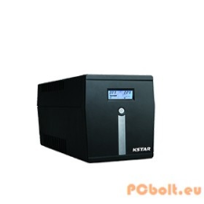 KSTAR Microsine 1000VA UPS, LCD szünetmentes áramforrás