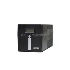 KSTAR UPS Micropower 1000VA USB, LCD - Line-interaktiv (KSTARMP1000VALCD) szünetmentes áramforrás
