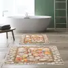  Kt416 Fürdőszoba szőnyeg szett (2 darab) Multicolor