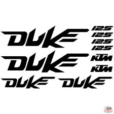  KTM 125 Duke szett matrica matrica