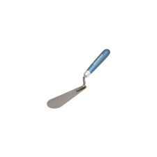 KUBALA 20x160x55mm Inox stukkókanál, széles macskanyelv, bükkfa nyél kőműves és burkoló szerszám