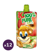 Kubu 100% Alma püré (12x100 g) bébiétel