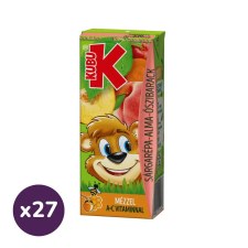Kubu Sárgarépa-alma-őszibarack ital vitaminokkal és mézzel (27x200 ml) vitamin és táplálékkiegészítő